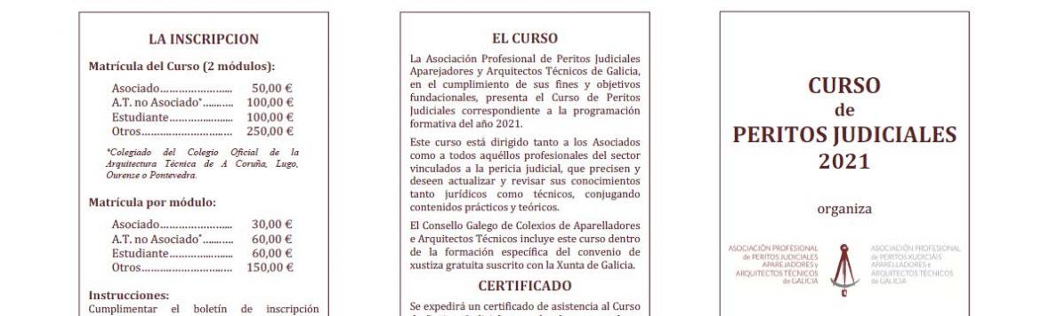 Curso de Peritos Judiciales 2021 - On Line